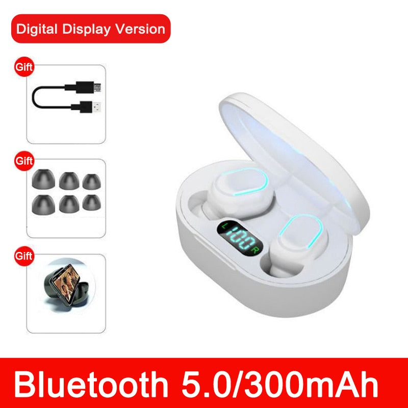 True Wireless Earbuds Bluetooth Headphones Sports Earphones TWS In-Ear Headsets with Microphone MIC Waterproof  for Mobile Phone